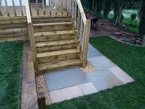 Deck Installation in Outdoor Space