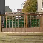 Backyard Wooden Deck